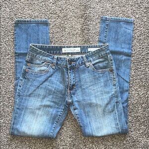 Salt Works Y2K 14 Street Skinny Straight Denim Jeans Light Wash Low Rise Size 26